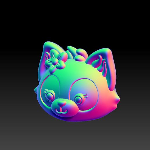 Cute Lena Belle Pendant 3D model