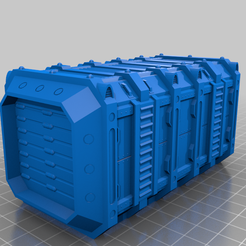Container.png Descargar archivo STL gratis Impresión más rápida de contenedores marítimos・Modelo para la impresora 3D
