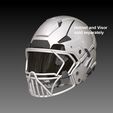 BPR_Compositea.jpg Facemask Pack VIII for NFL Riddell AXIOM Helmet Geosanmo 3D print model
