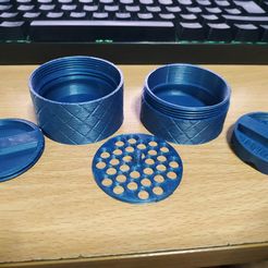 IMG_20200112_224202.jpg STL file Herb Grinder - Grinder・3D print design to download
