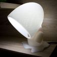 eskimo_2_gr.jpg Free STL file Eskimo Lamp - the 3D printed DeskLamp・3D printable object to download