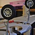 DSCN0653.JPG Free STL file Scale wheels and tires for ESM P-51 Mustang・3D print design to download