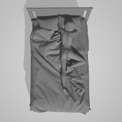 1.png STL-Datei Bett・Design für den 3D-Druck zum Herunterladen