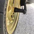 2Tmax-axis-hub-cover.jpeg Yamaha TMAX 500 Back Whell Axis Hub Cover with TMAX Logo  (3 Versions)