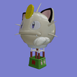Meowthballon9.png Meowth Balloon Rocket Team Pokemon