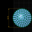 Dim.png итальянская серьга 3d печатная модель