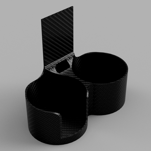 MATERA UNIVERSAL CON LENGUETA TERMOFLEXIBLE ( fibra de carbono patron)  / Universal planter with a thermo-flexible tab  (Carbon fiber pattern)