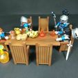 s-l500.jpg TABLE AND CHAIRS - COMPLEMENT FOR PLAYMOBIL