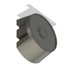 spartan-turret.png Бесплатный STL файл Крепление для спартанского оружия・Шаблон для 3D-печати для загрузки, drainer