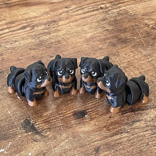 🐕 Rottweiler dog・ OBJ File for 3D printing・Cults