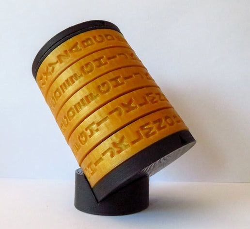 🧑‍💻 Cryptex with customizable code・Free STL File for ・Cults