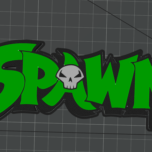 👾 Spawn Decorative Plate・ STL File for 3D printing・Cults