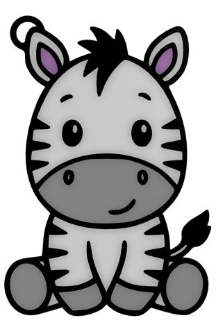 Cebra.png Conjunto 7 porta-chaves animais