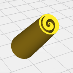 espiral.PNG STL file Smoking filter, Conic, Conical smoking mouthpiece, Spiral design filter, Spiral design, joint, cigar, cigarette, cigar, cigar, cigarrette・3D print design to download
