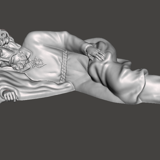 SAINT JOSEPH SLEEPING - STATUE READY TO PRINT - SLEEPING