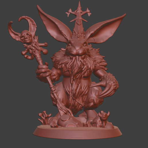 🐇 Easter Bunny Evil・Free STL File for 3D printing・Cults