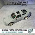 2.jpg Nissan 240SX Rocket Bunny for 1:43 scale rc drift chassis