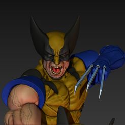 Wolv-r1.jpg X Men Wolverine Statue Fan art