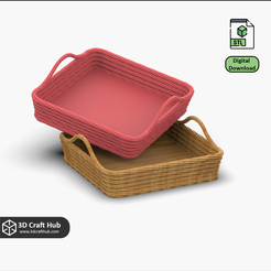 Kitchen-Tray.png Wicker Style Tray