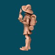 Magic-2.png Magia, un mago half-orc - dnd miniature [presupported]