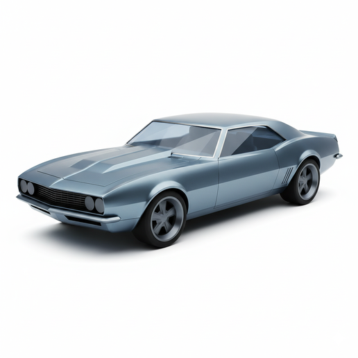 Chevrolet Camaro prototype (1965 concept) classic car, vehicle, car STL, truck, diorama, car 3D, sports car, car model, pickup, hypercar, drift car, garage, SUV, race car, supercar, muscle car, JDM, car, vintage car, automobile