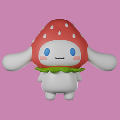 fresa-v3.png Archivo STL Cinnamoroll Sanrio Fresa・Modelo de impresora 3D para descargar