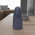 HighQuality3.png 3D Kaonashi from Spirited Away Decor and Ghost Face with 3D Stl Files & 3D Printing, No Face, 3D Figure Print, Figure Body, 3D Printed Decor