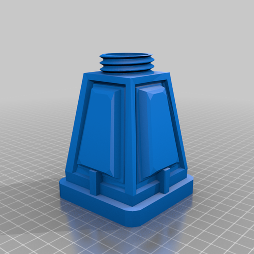 Crystal gemstone lamp (for larp) flashlight - Cults3D 3D Model | 3Drop