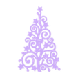 1281.stl CHRISTMAS BALL EARRING BALL fir tree