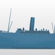 4.jpg RMS Carpathia full hull and waterline printable model