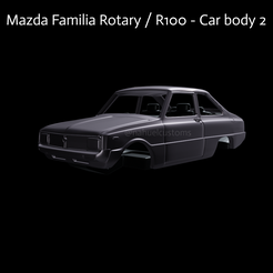 New-Project-2021-09-06T223009.967.png Fichier STL Mazda Rotary Family / R100 - Carrosserie 2・Modèle pour imprimante 3D à télécharger