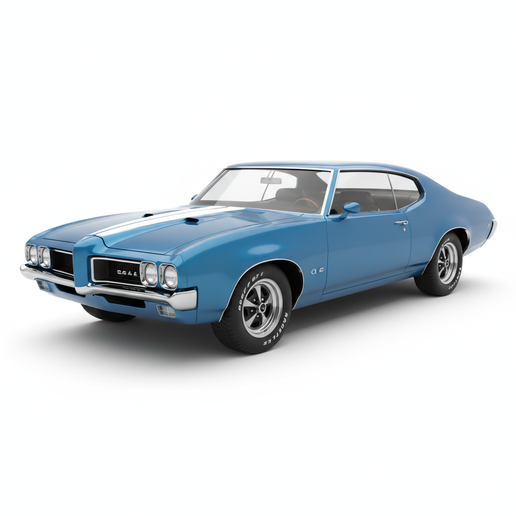 Pontiac LeMans classic car, car 3D, race car, vehicle, garage, car STL, car, pickup, diorama, automobile, car model, sports car, SUV, muscle car, JDM, vintage car, truck, hypercar, drift car, supercar
