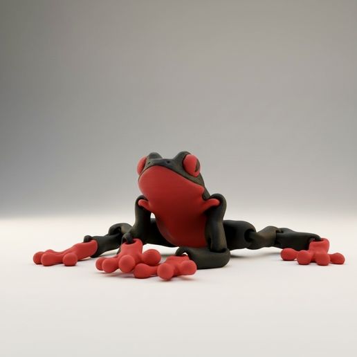 🐸 TINY FLEXI FROG WITH MAGNETIC FEET - PRINT-IN-PLACE MINI ARTICULATED ...