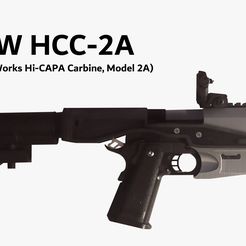 thingi_thumb.jpg Free STL file JTW HCC-2A (An Open-Source Hi-CAPA Carbine Kit)・3D printing design to download, jokertoolworks