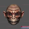 monkey_mask_3d_print_file_01.jpg Black Myth Wukong Mask Monkey King - Halloween Cosplay 3D print model