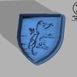 Lannister.png Lannister Crest Game of Thrones Fondant and Cookie Cutter and debosser Stamp