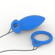 untitled.4j.jpg Fichier STL Plug & Play (anneau de bite et plug anal) Enchaînez-les ;)・Objet pour imprimante 3D à télécharger