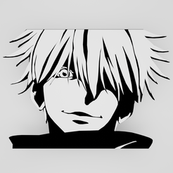 Gojo.png STL file Gojo Satoru - Jujutsu Kaisen・Model to download and 3D print