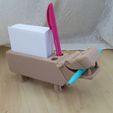 hippo_2fmem00101.jpg HIPPO MEMO-BOX, two pens and note holder