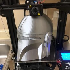 thumbnail_7.jpg Mandalorian Helmet 2 Piece Print for Ender 3