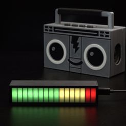 hero-bommy.jpg Fichier STL gratuit Mini VU-mètre NeoPixel・Objet pour impression 3D à télécharger