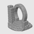 stargate-5.png Runic Stargate RPG Terrain – 25mm & 50mm Tabletop Portal