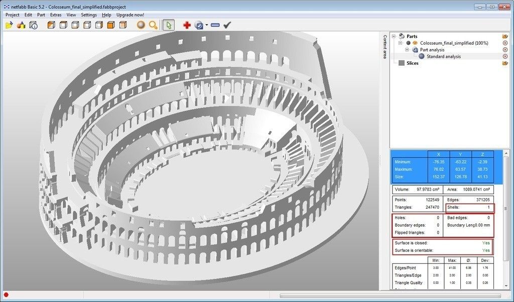 Information_1_display_large.jpg Download free STL file Roman Colosseum Completley Detailed See The World • 3D printable design, Boyvard