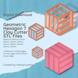 , me hi P 4 ( - i P| Dt) nae a a ae : Vie 6) U . T a : Val f , itQ 4 rs j fore) - ‘ \ fr Dey stil ee wf 4 : sy pe My : iL el ed Geometric Hexagon 7 Clay Cutter STL Files Makes 8 Different Sizes: 60mm, 55mm, 50mm, 45mm, 40mm, 35mm, 30mm, 25mm. 2 different Cutting Edges: 0.7mm edge and a 0.4mm Sharp edge. ‘fy ; PO Ae he peed ee ae gamma Leis 5 Created by UtterlyCutterlyge : Hexagon 7 Clay Cutter - Embossed STL Digital File Download- 8 sizes and 2 Cutter Versions