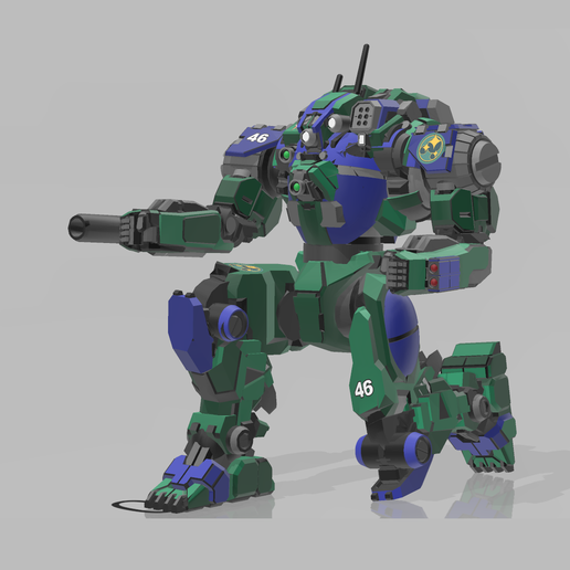 American Mecha Belladonna BL-DN-A1 - 3D model önizlemesi