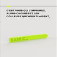 ETSY-CULTS-PINT_CULTS3.jpg Basil plant marker - 3D STL file to print | Aromatic picks | Indoor garden & kitchen garden