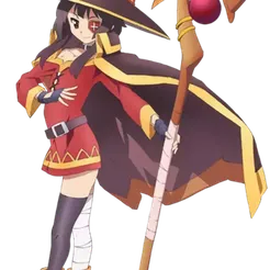 Megumin Pixel Art Metal Print for Sale by Omi Cedar