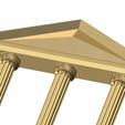 Fluted-Double-sided-ornament-book-ends-Greek-key-pillar-Greek-Parthenon-relief-03.jpg Vintage pattern fluted pillars ornament Parthenon relief decor 3D print model