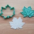 Autumn-Leaf.jpg Autumn Maple Leaf Cookie Cutter - Fall Season Thanksgiving Halloween Baking Tool 3D Print STL