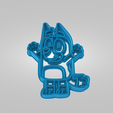 Cookie_Cutter_Bluey_Bingo.png Set of 8 Bluey Cookie Cutters
